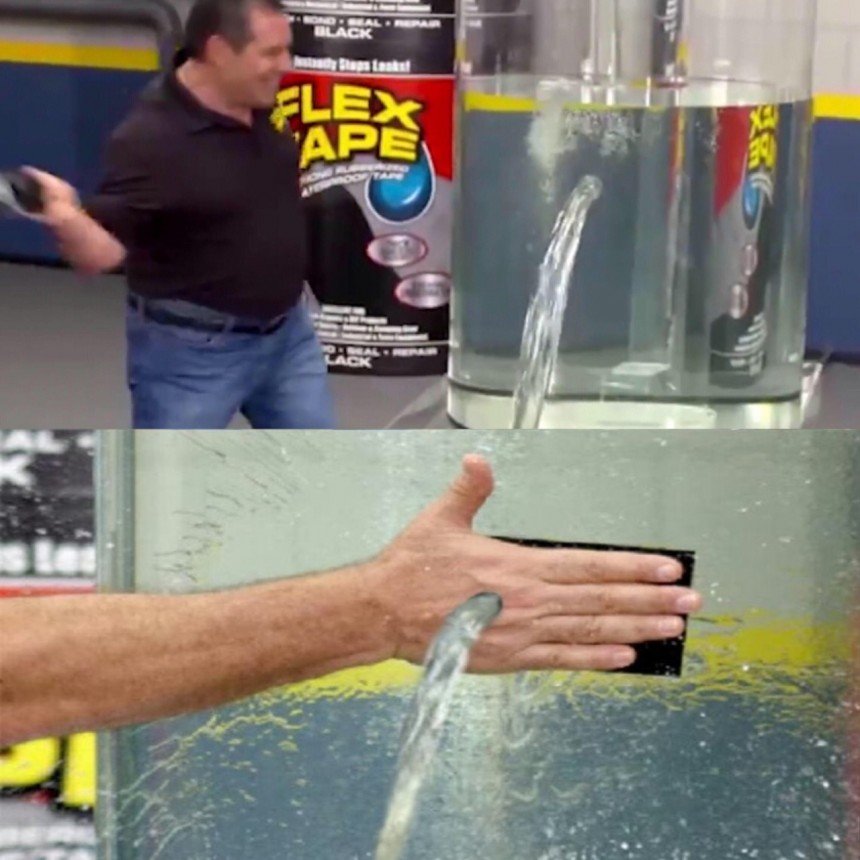 Flex Tape Leak Meme Template