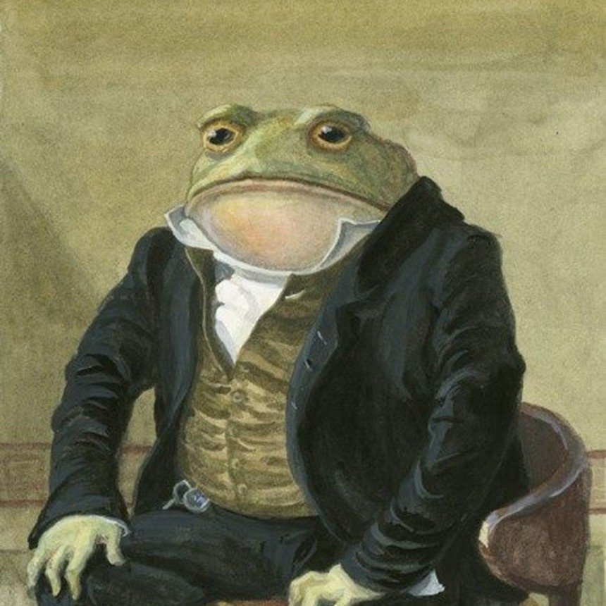 Gentlemen It Is With Great Pleasure Frog Template