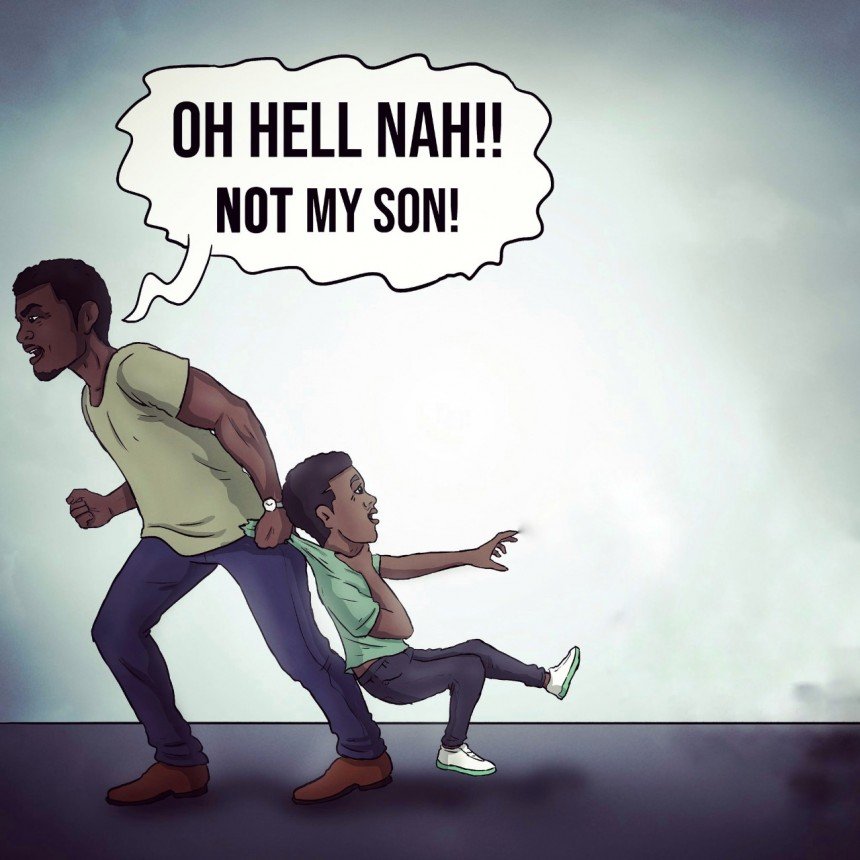 Oh Hell Nah Not My Son Meme Template
