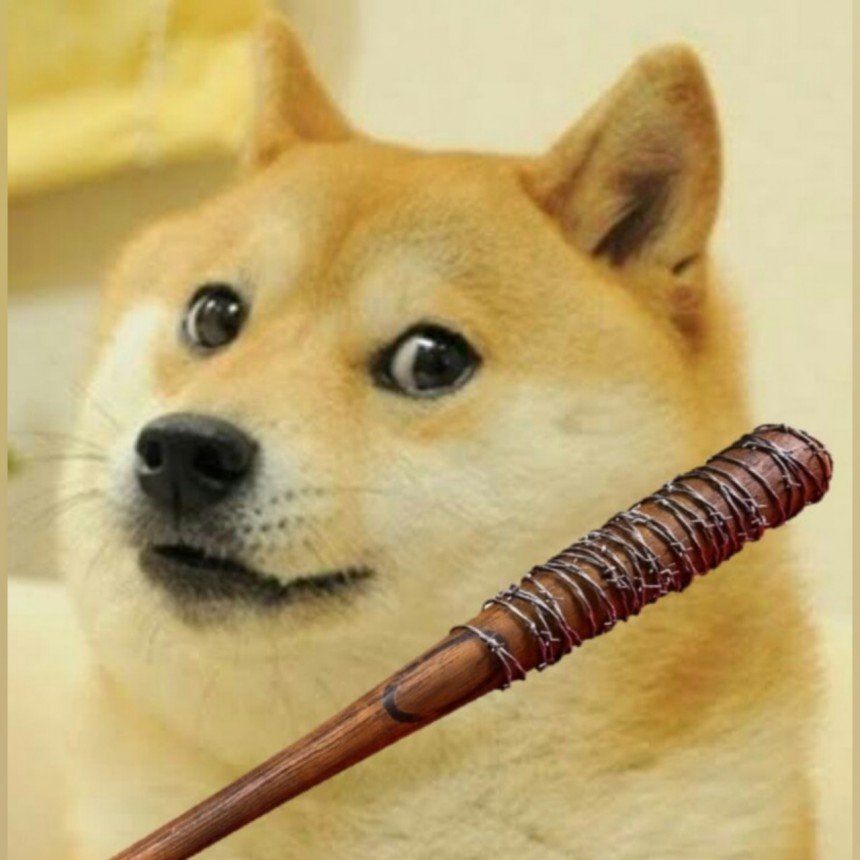 Doge With A Baseball Bat