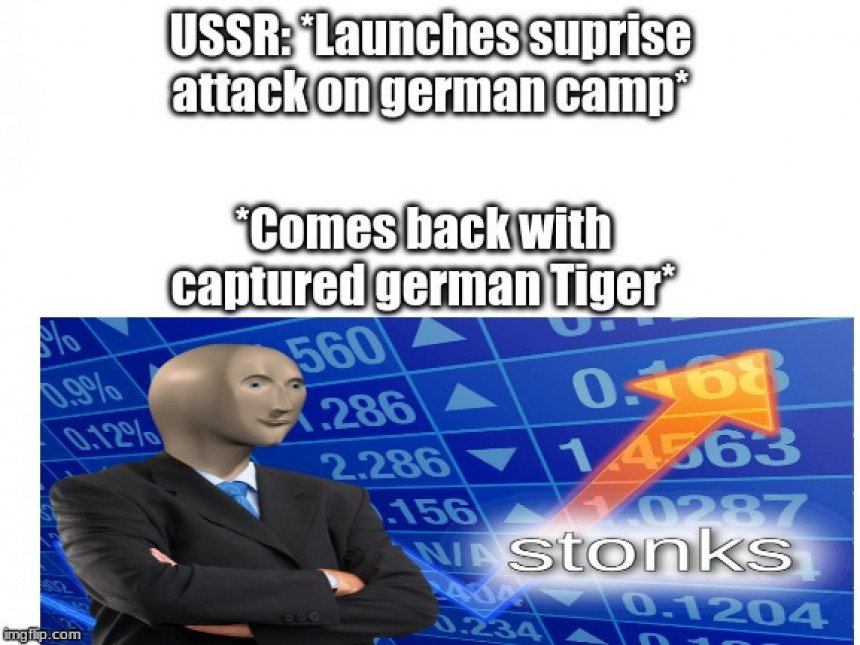 Stock meme template
