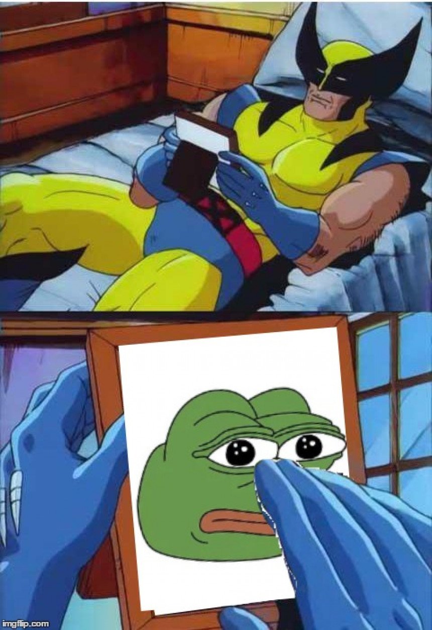 Wolverine meme template