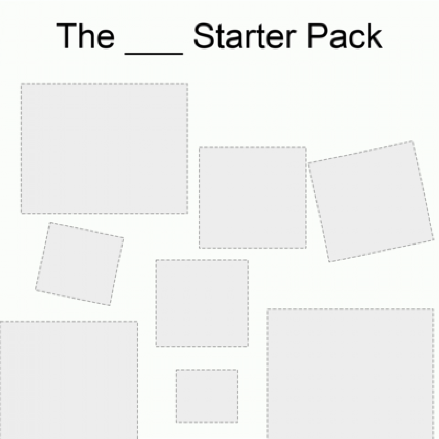 Starter Pack Meme Template