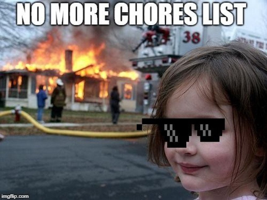 Disaster Girl Meme Template