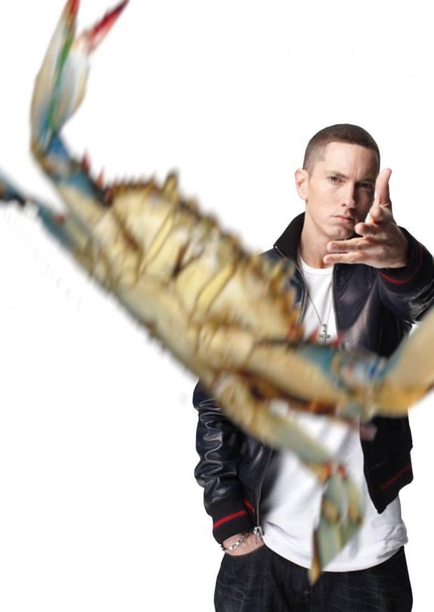 Eminem Throwing Meme Template