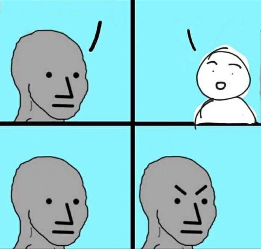 Npc meme template